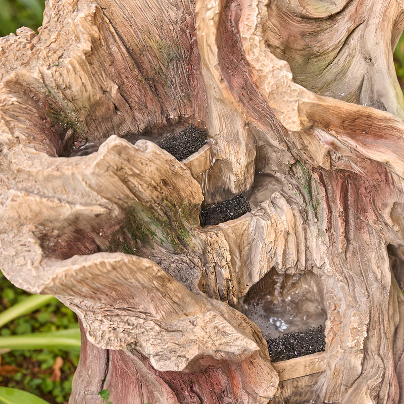 Barwon Natural Tree Trunk Water Feature with Cascading Flow