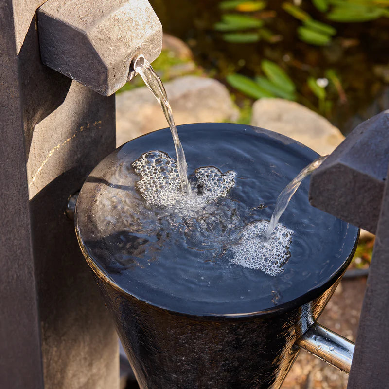 Tempest Modern Garden Water Feature with Central Water Fountain