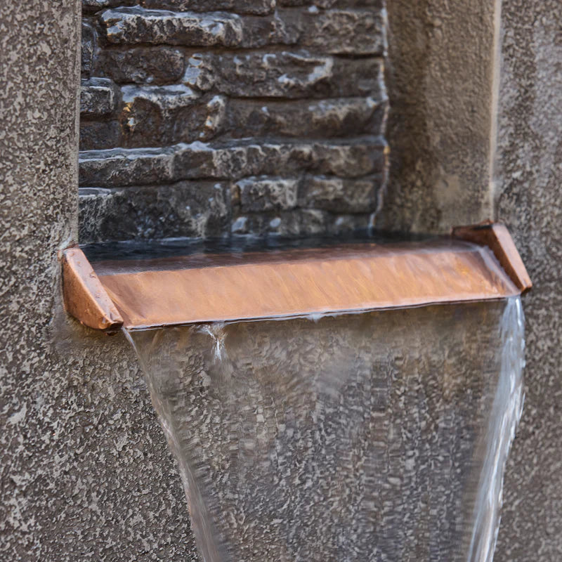Zhara Modern Cascading Wall Garden Water Feature