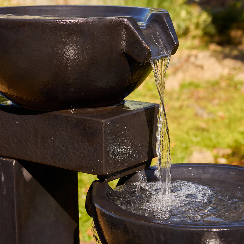 Cascading Heritage Modern Tiered Garden Water Feature