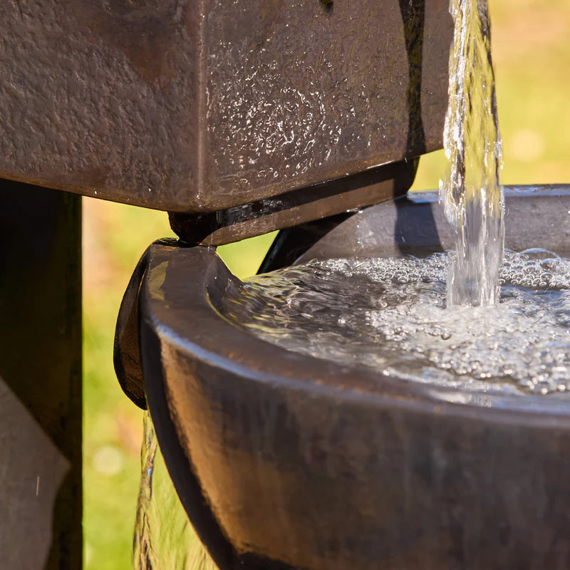 Cascading Heritage Modern Tiered Garden Water Feature