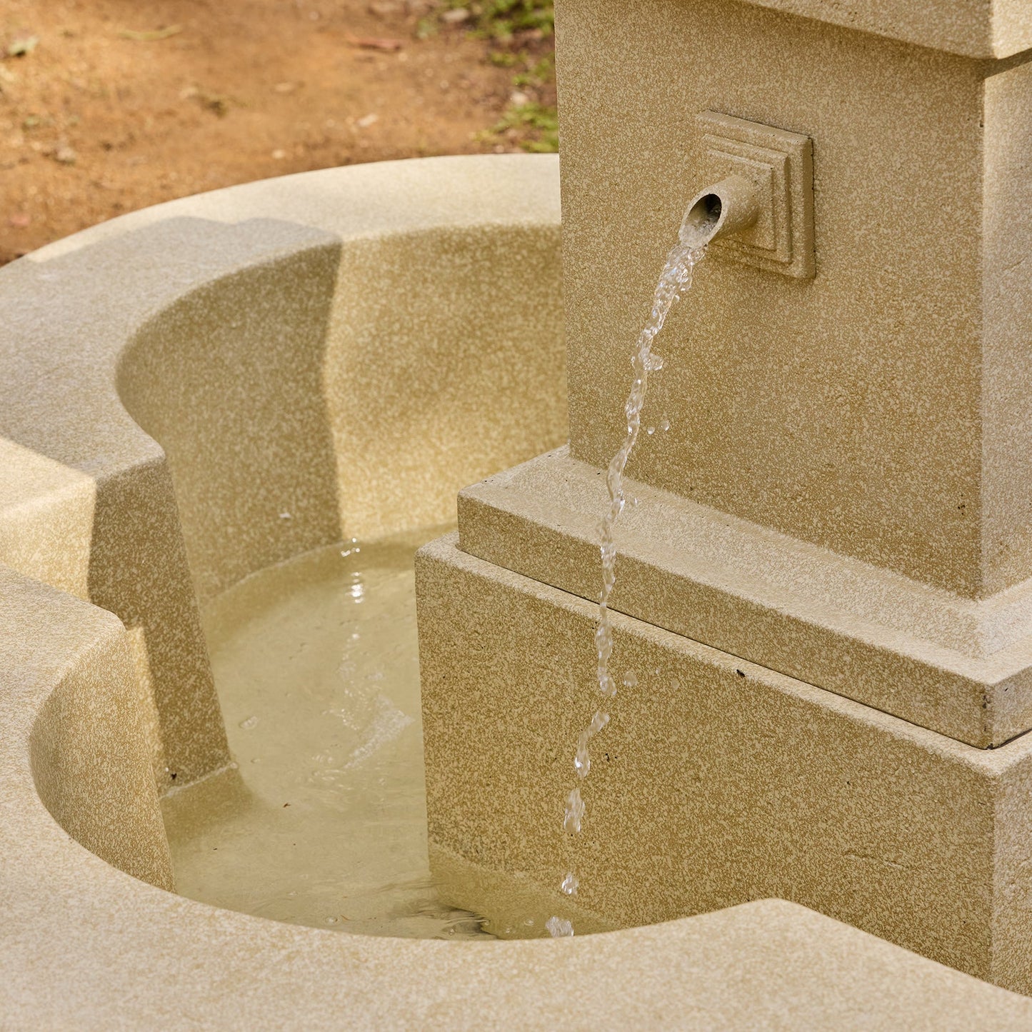 Olympia Sandstone Classic Tiered Water Fountain Feature