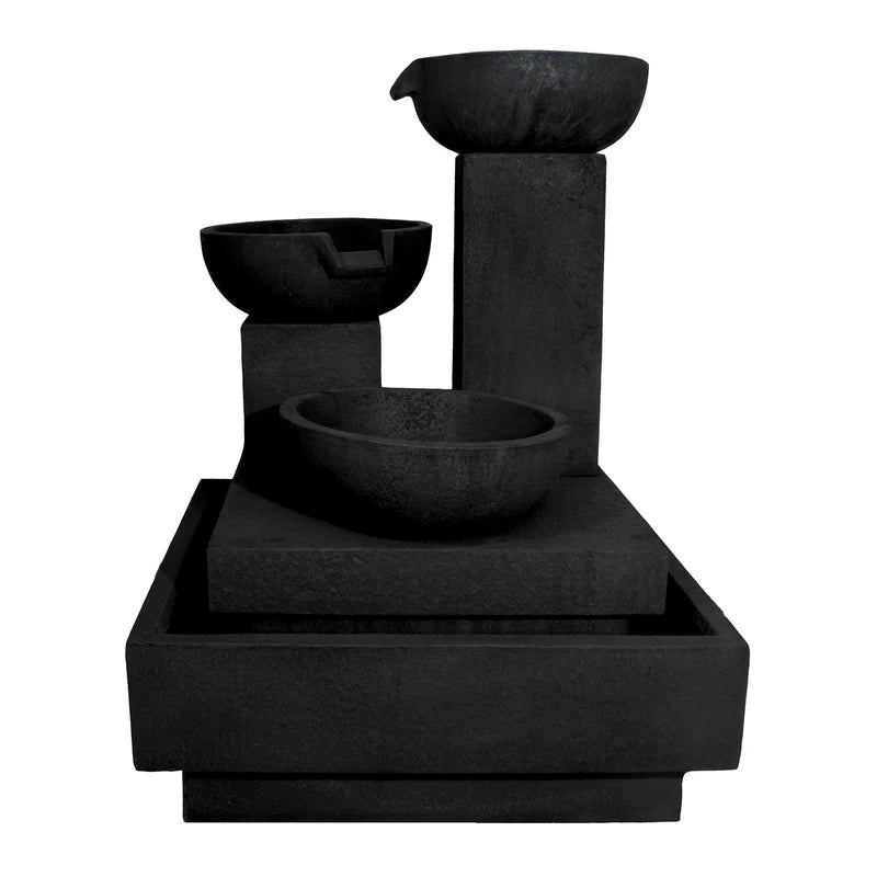 Trio Cascading Modern Classic Tiered Water Feature