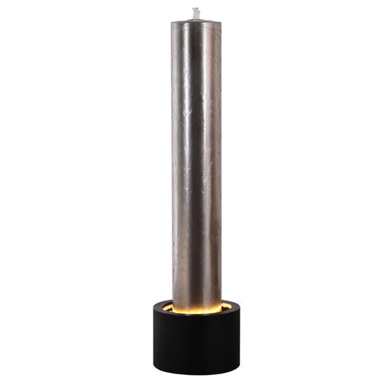 Modern Stainless Steel Bubbling LED Light Water Feature