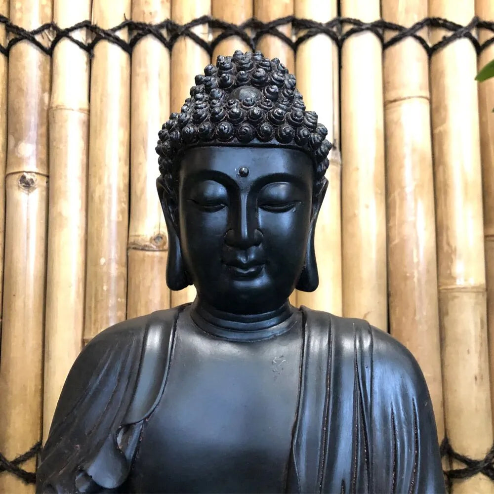 Solar powered Buddha LED Light Water Feature