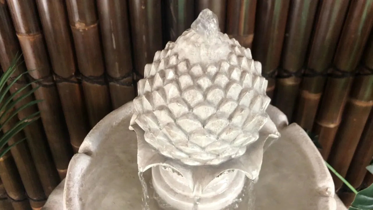 Solar Two Tier Bird Bath Water Feature